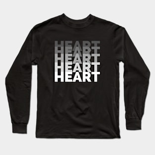 Heart Heart Heart, International World Heart Day Long Sleeve T-Shirt